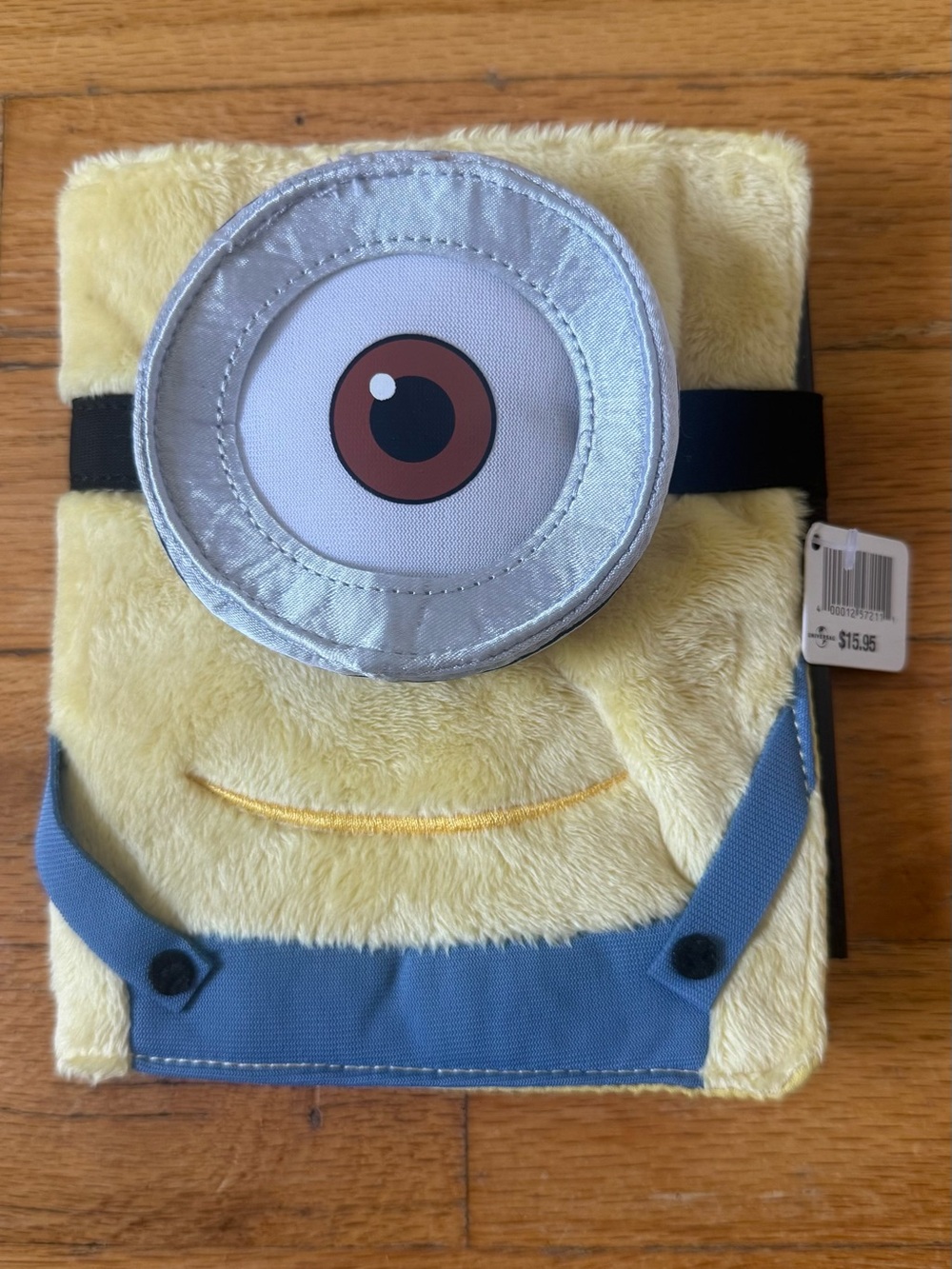 Universal Studios Despicable Me Minion Stuart Plush Refillable Journal Notebook